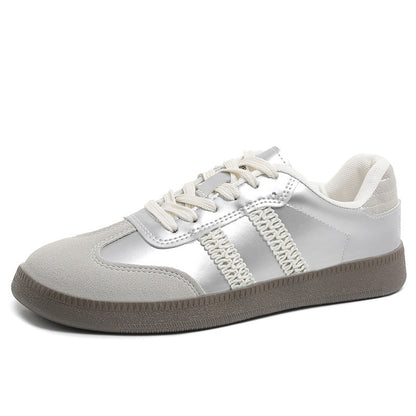 Damen Sneaker Sportlich Reflektierend mit Komfort-Innensohle