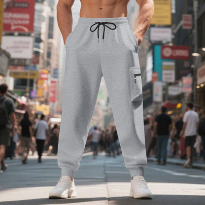 Herren Sporthose Bequem mit Taschen Sport Hose Modern