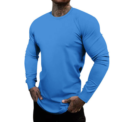 Herren T-Shirt Langarm Elastisch Feuchtigkeitstransportierend
