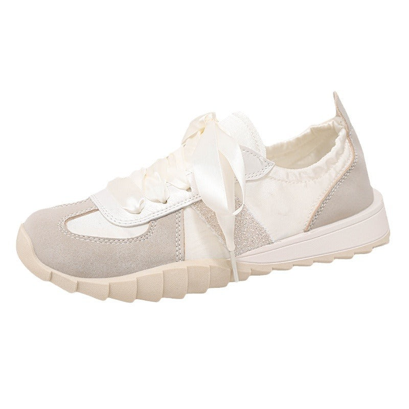 Damen Sneaker Sportschuhe Glänzend Atmungsaktiv - BerlinGlamour