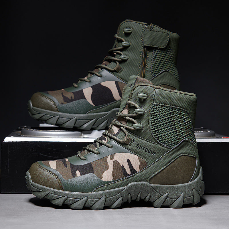 Herren Tactical Stiefel Strapazierfähig Rutschfest Outdoor