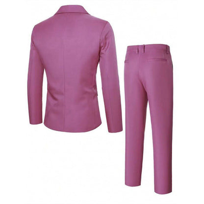 Herren Smoking Anzug Set Elegant Schwarzes Gala-Outfit