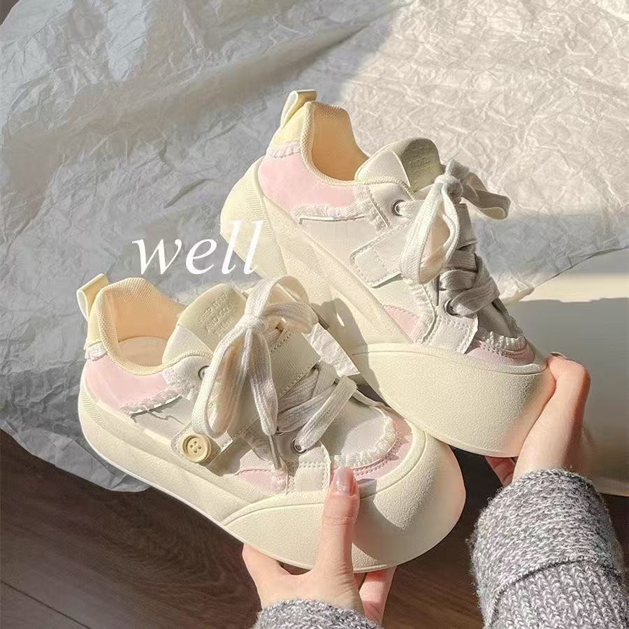 Damen Sneaker Sportlich Bequem Laufschuhe mit Schnürsystem