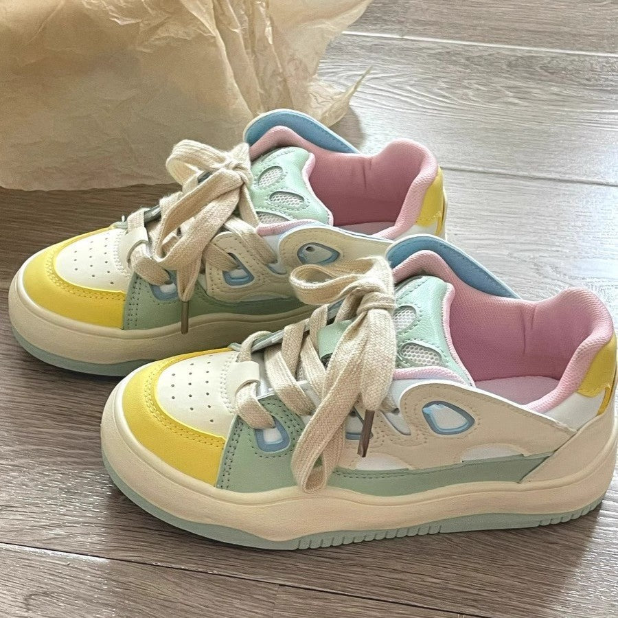 Sneakers Damen Bequem Atmungsaktiv Sportschuhe