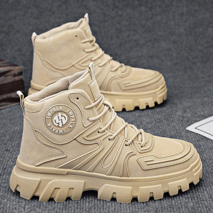 Damen High-Top Stiefel Robust Winterstiefel Rutschfest