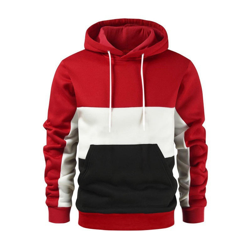 Herren Sportpullover Kapuzenpulli Farbblock Design Modern