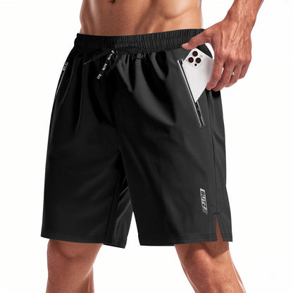 Herren Sportshorts Atmungsaktiv Elastisch Mit Seitentaschen