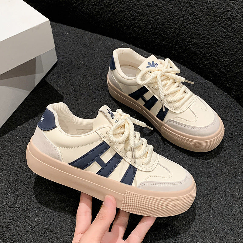 Damen Sneaker Sportlich Leder Wildleder Laufschuhe