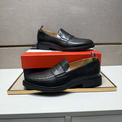 Damen Mokassins Elegante Leder Schuhe Mit Zierdetail