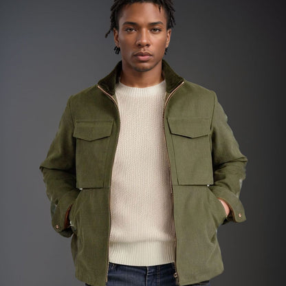 Herren Funktionsjacke Modern mit Taschen Wasserdicht