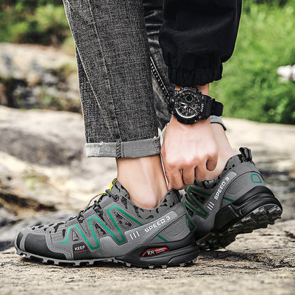 Damen Trail-Sneaker Atmungsaktiv Rutschfest Outdoor-Schuh