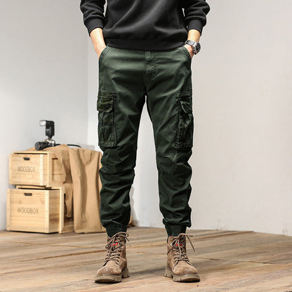 Herren Cargo-Hose Bequem Mit Seitentaschen Elastisch