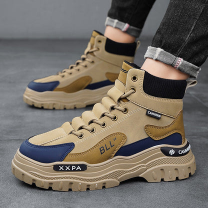 Herren Outdoor Sneaker Robust Verstärkte Sohle Wander Schuhe - BerlinGlamour