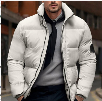Herren Winterjacke Steppjacke Hochkragen Verstellbar Warm - BerlinGlamour