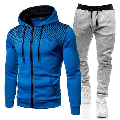 Trainingsanzug Herren Kapuze Sportlich Modern