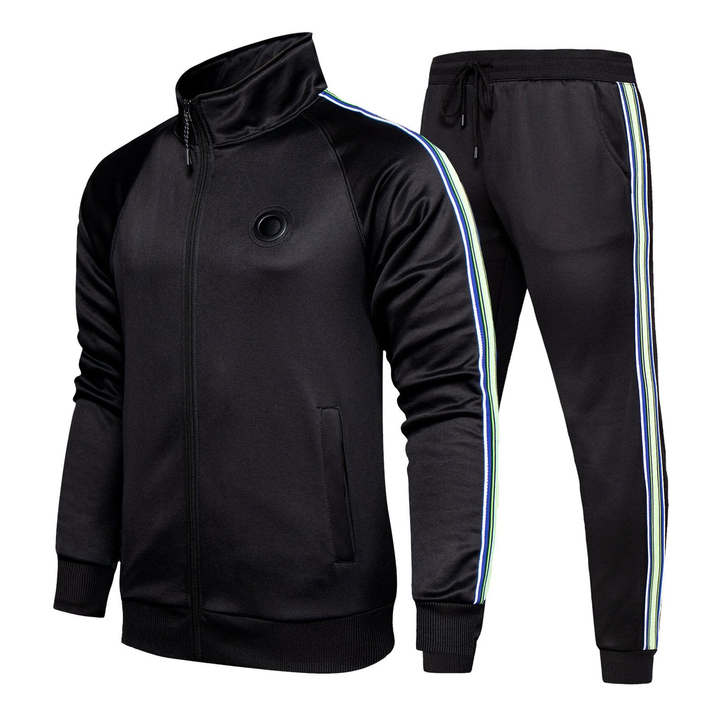 Herren Sportanzug Set atmungsaktiv mit Taschen