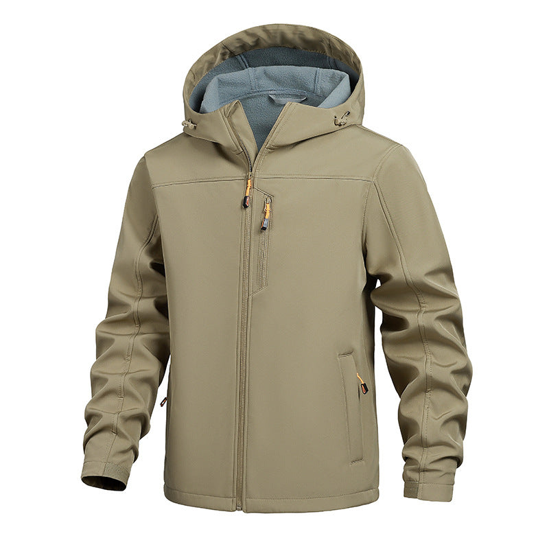 Herren Funktionsjacke Sportlich Verstellbares KapuzenSystem