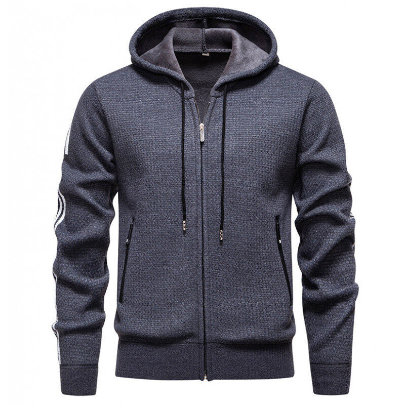 Herren Outdoor Kapuzenjacke Sportlich Wasserabweisend