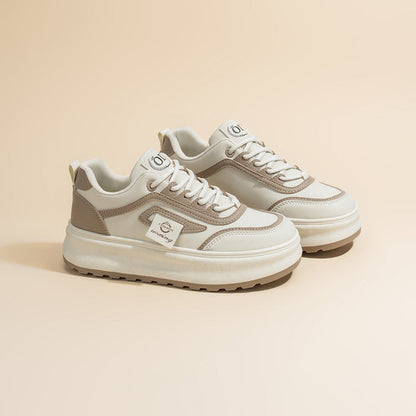 Damen Sneaker Hohe Sohle Sportschuhe Frauen