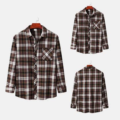 Herren Flanellhemd Karomuster Bequem Modern - BerlinGlamour