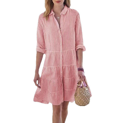 Sommerkleid Damen Elegant Leicht
