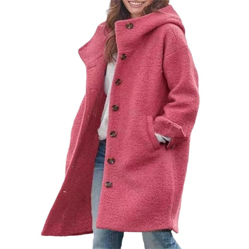 Damen Übermantel Modern Stylisch Komfortabel Großzügig