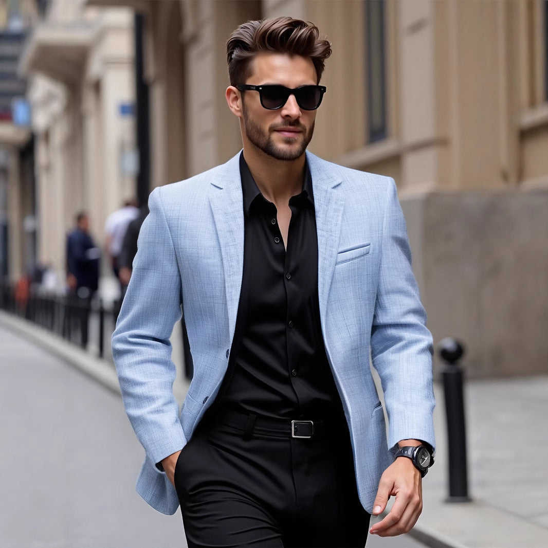Herren Blazer Elegant Leicht Modern Slim Fit