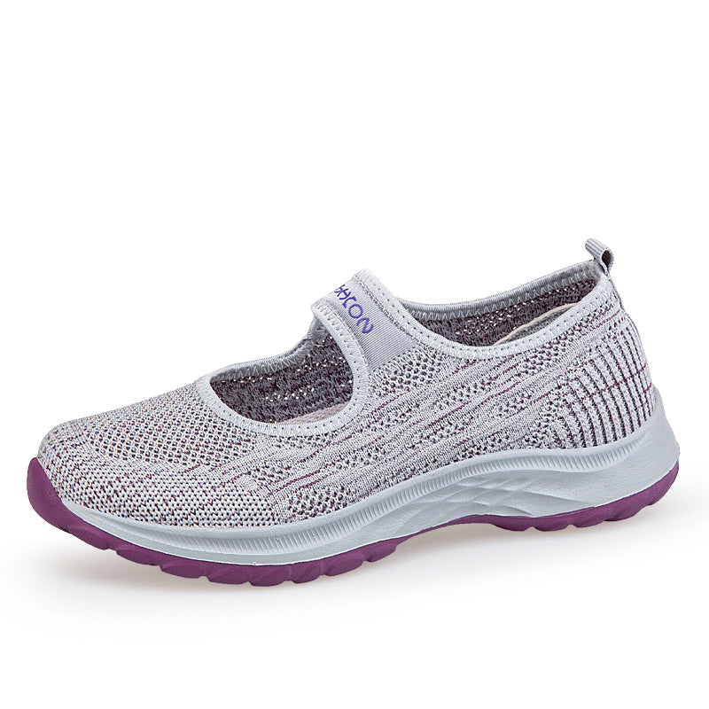 Damen Sportpumps Leicht Bequem Elastisch