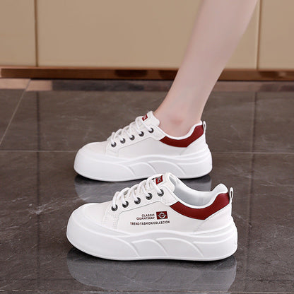 Damen Sneaker Plateau KomfortSchuhe Atmungsaktiv