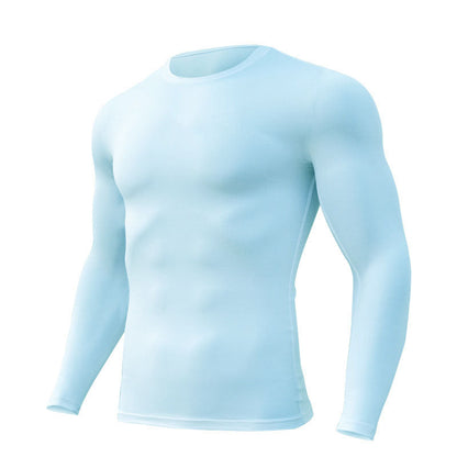Herren Sportshirt Atmungsaktiv Langarm Funktionshemd
