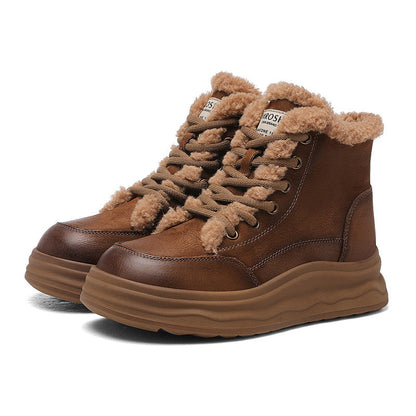 Damen Winterstiefel Kuschelig Rutschfest Schnee