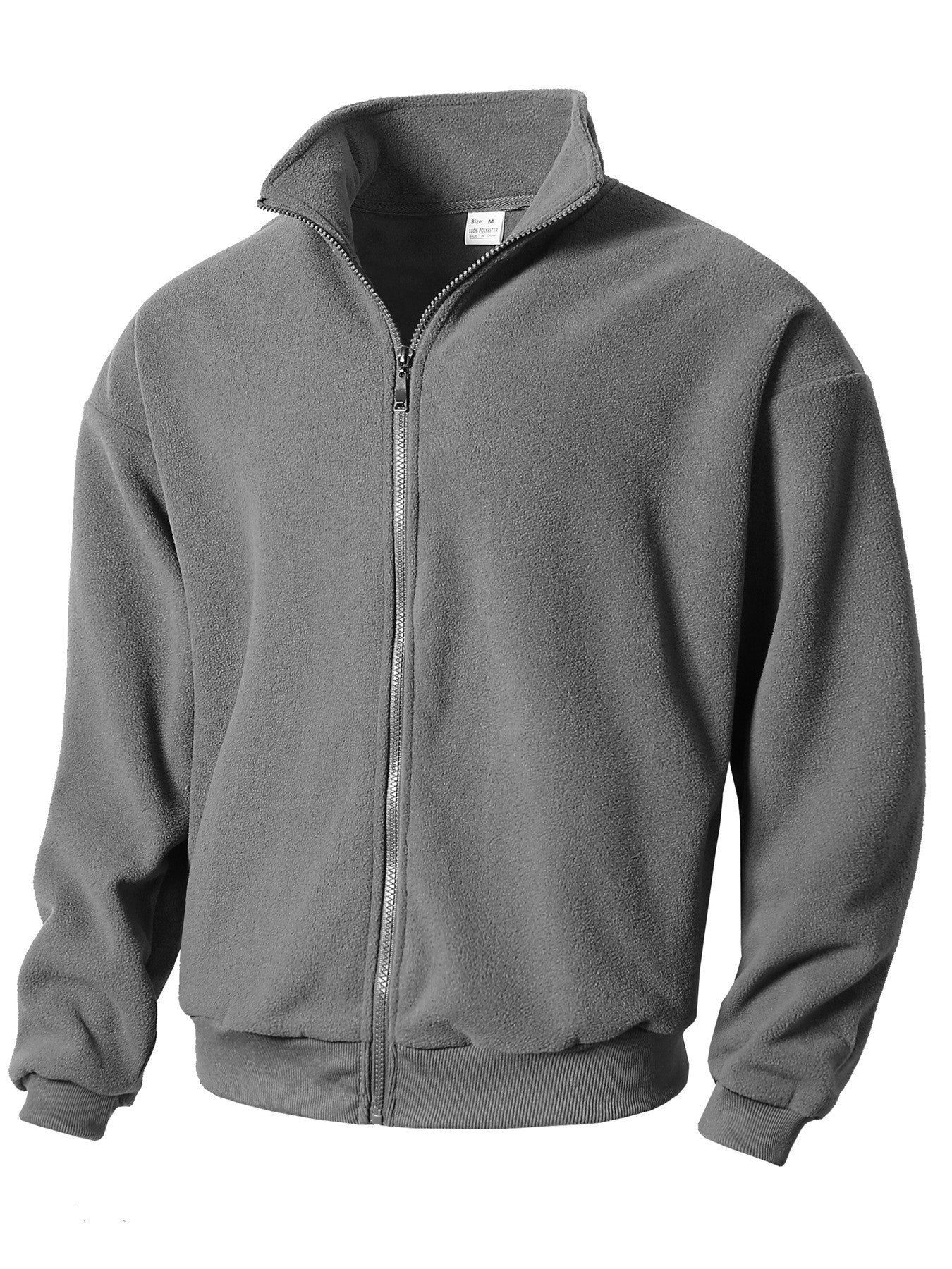 der neue Titel: Herren Fleecejacke mit hohem Kragen und Reißverschluss BerlinGlamour