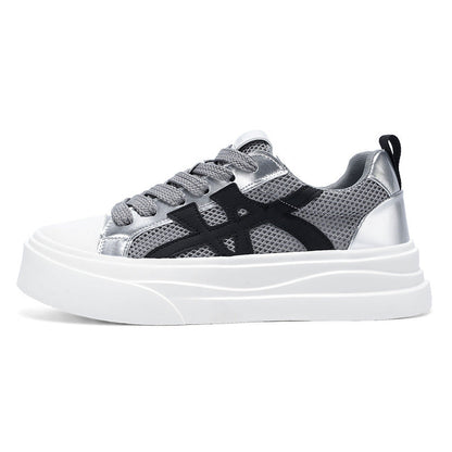 Damen Sneaker Hochplateau Schuhe Trendy Mode
