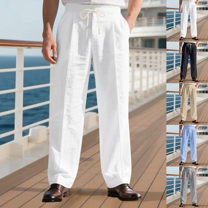 Herren Freizeithose Bequem Verstellbar Mit Taschen