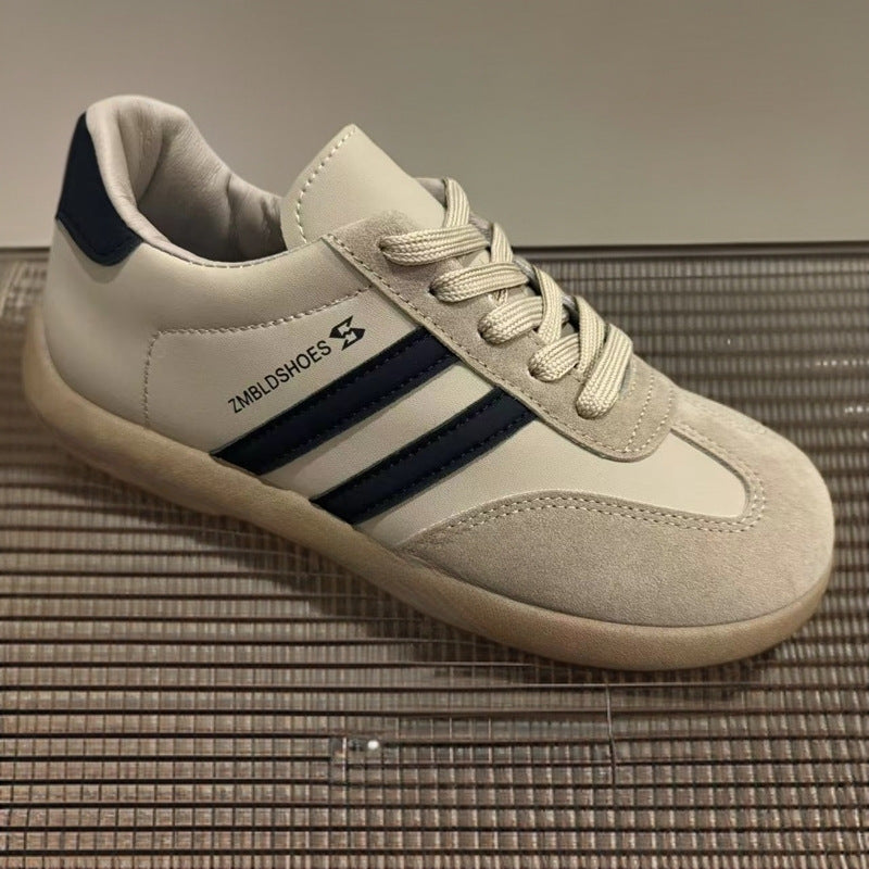 Damen Sneaker Leder Bequem Komfort Schuhe