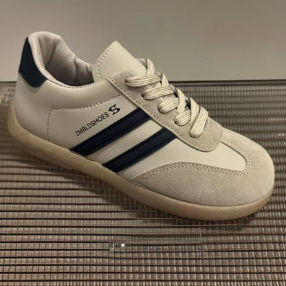 Damen Sneaker Leder Bequem Komfort Schuhe