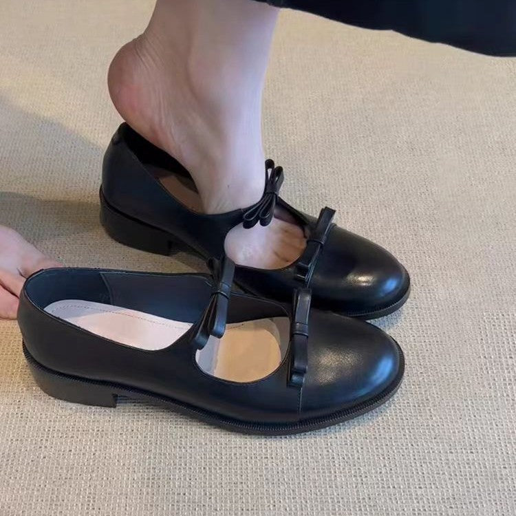 Damen Schuhe Mary Jane Elegant Komfortabel Lederschuhe Damen
