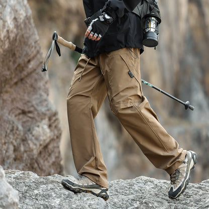 Herren Outdoor-Hose Cargo-Style mit verstellbarem Bund und Taschen