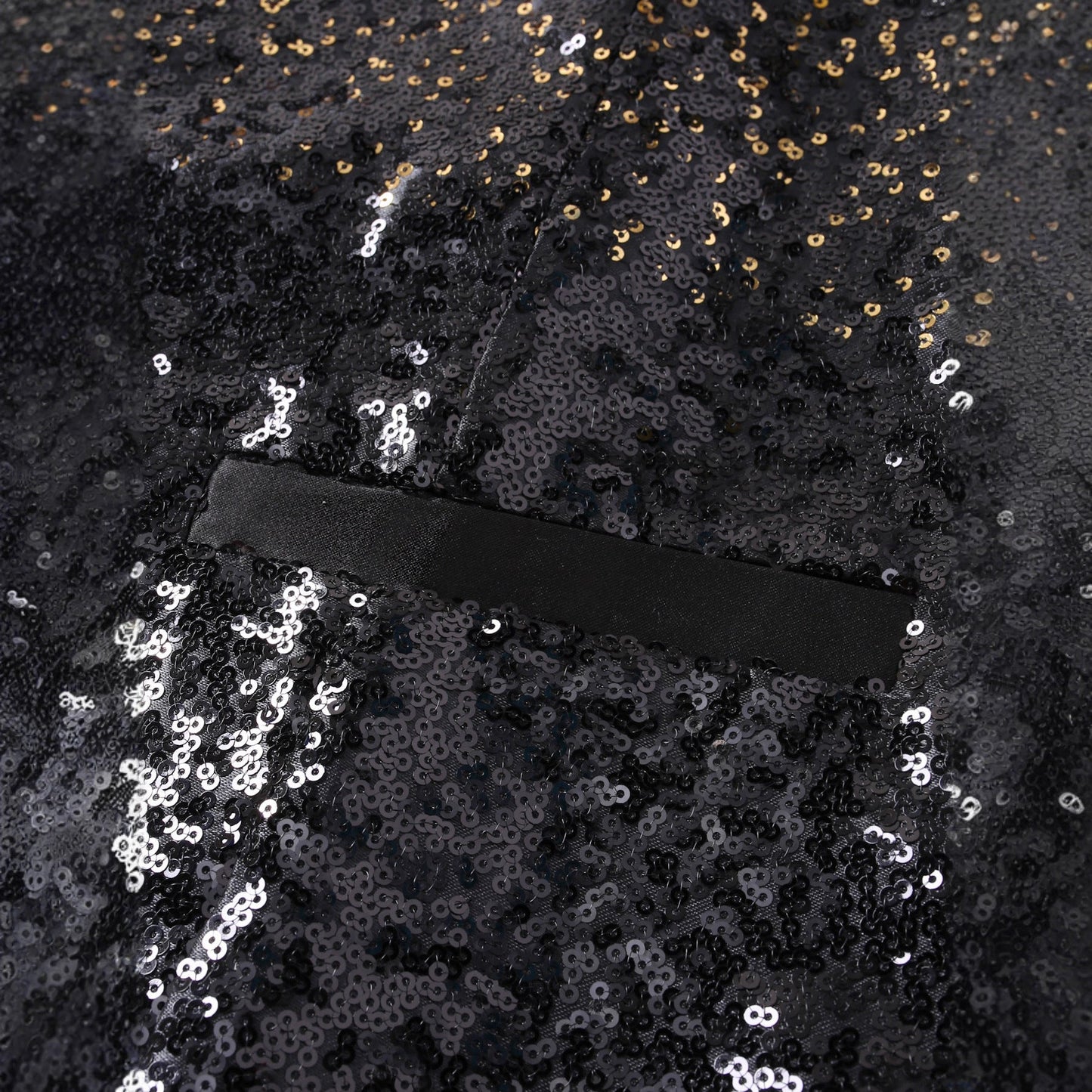 Eleganter Pailletten Blazer Herren Abendjacke Glitzernd