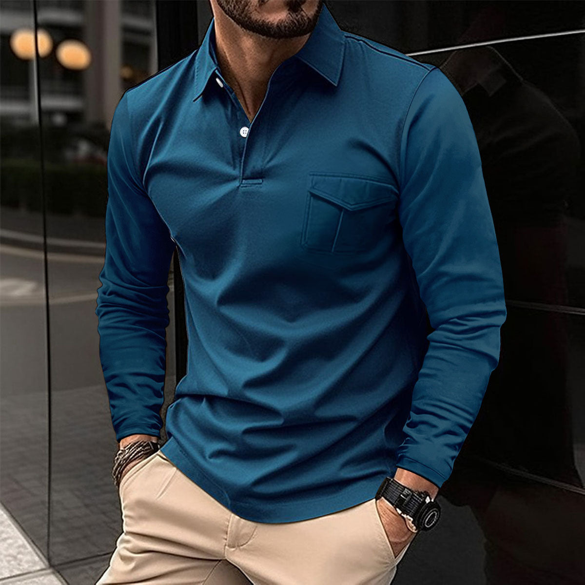 Herren Poloshirt Elegantes Design Qualität