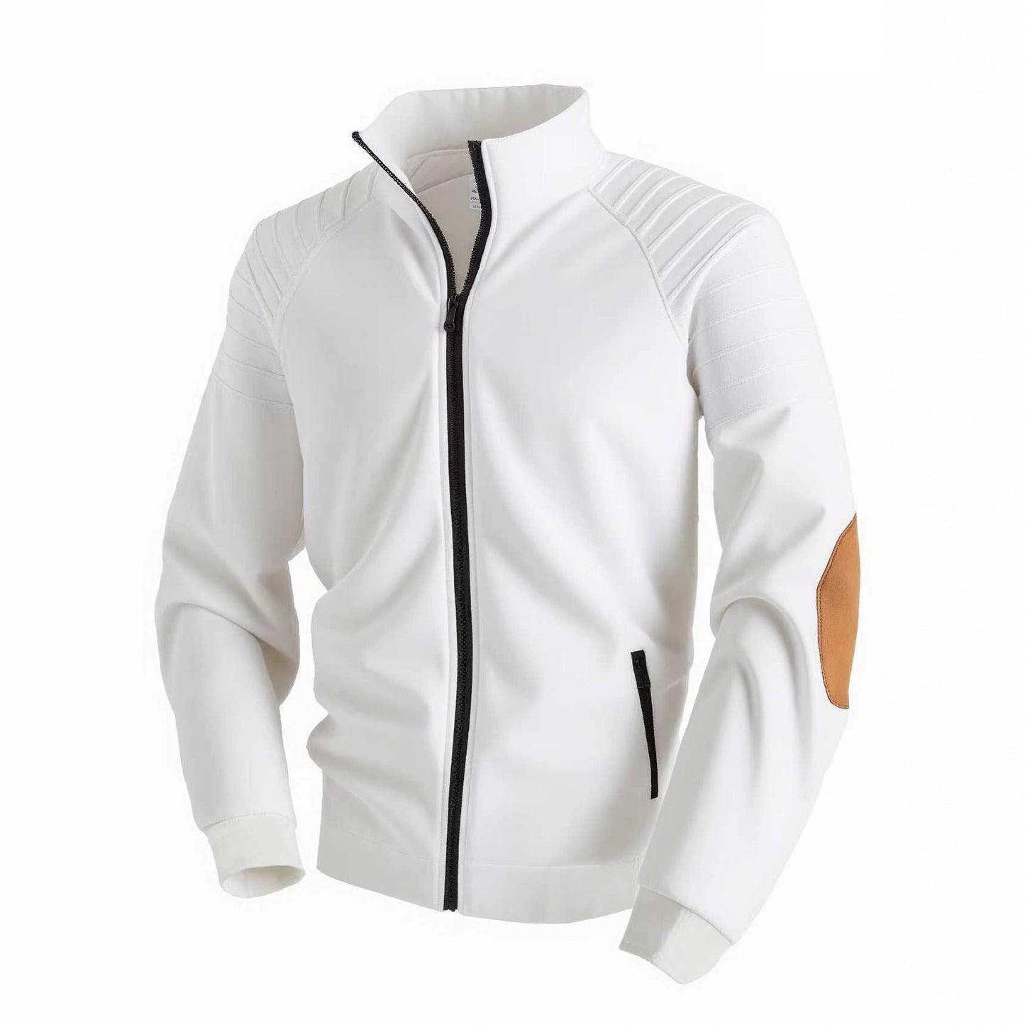 Herren Jacke Sportlich Mit Plissé Ärmeln Trendig - BerlinGlamour