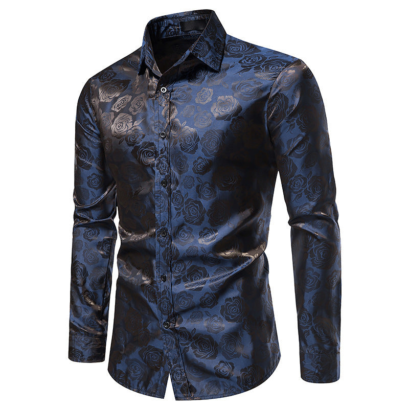 Herren Hemd Floral Elegant Glanz Berlin
