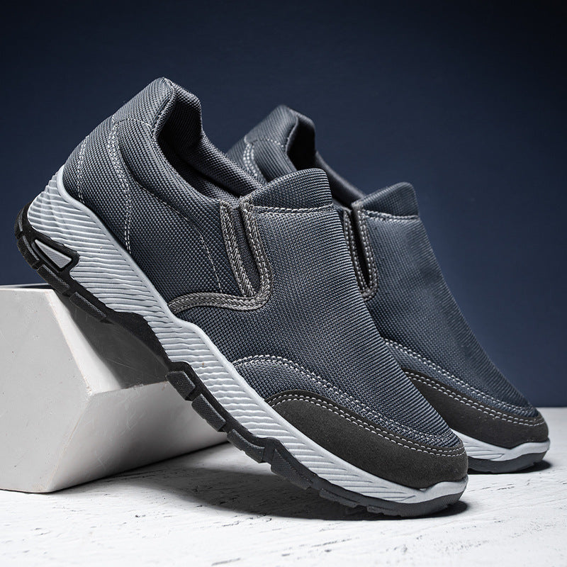 Damen Sportschuhe Bequem Slip-On Rutschfest Weiße Sneaker - BerlinGlamour