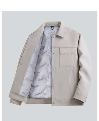 Herren Overshirt Jacke Modern mit Taschen Praktisch