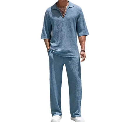 Herren Polo Hemd Kurzarm Elastisch Modern