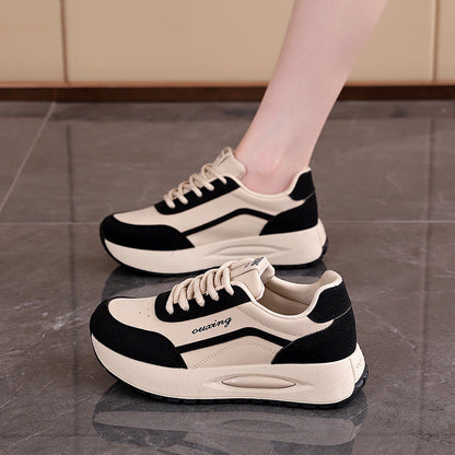 Damen Sneaker Plateau atmungsaktiv Mesh Komfort