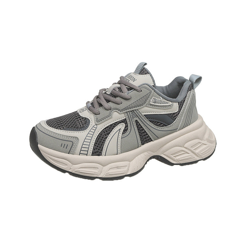 Damen Sneaker Atmungsaktiv Chunky Bequem Sportlich