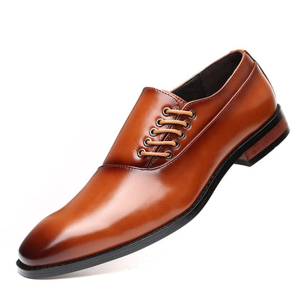Damen Schnürschuhe Hochglanz Leder Elegante Schuhe Schwarz