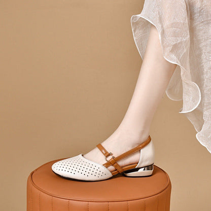 Damen Ballerinas Komfortabel Riemchen Design Modisch
