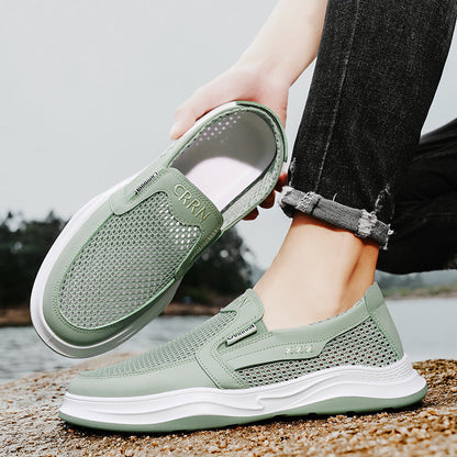 Damen Sneaker Slip-On atmungsaktiv bequem Mode